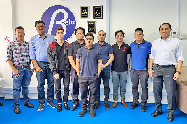 Group photo at the BTS training center in the Belait District, after completing the Basic Radiation Safety Course.